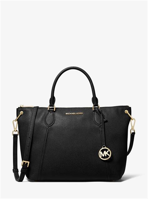 michael michael kors sierra large satchel|Michael Kors opened satchel purse.